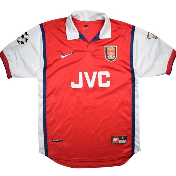 Camiseta Arsenal Primera equipo Retro 1998 1999 Rojo